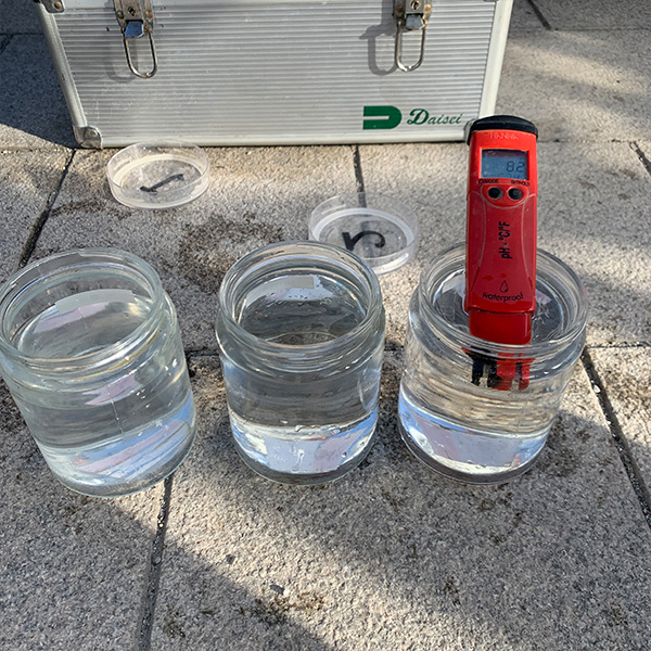 使用済濁水の整水化測定「循環・再利用水」