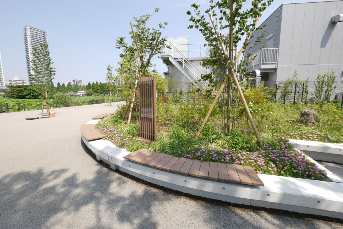 公園ベンチ納入事例